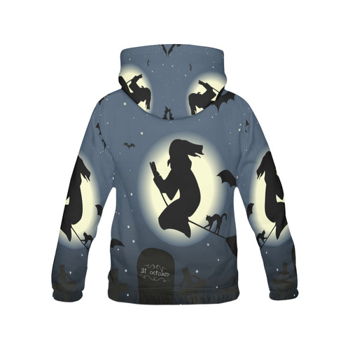 Halloween20160819_by_JAMColors All Over Print Hoodie for Women (USA Size) (Model H13)