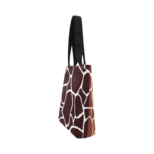 Luxury designers bag : BROWN COW Canvas Tote Bag (Model 1657)