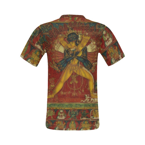 Buddhist Deity Kalachakra All Over Print T-Shirt for Men (USA Size) (Model T40)