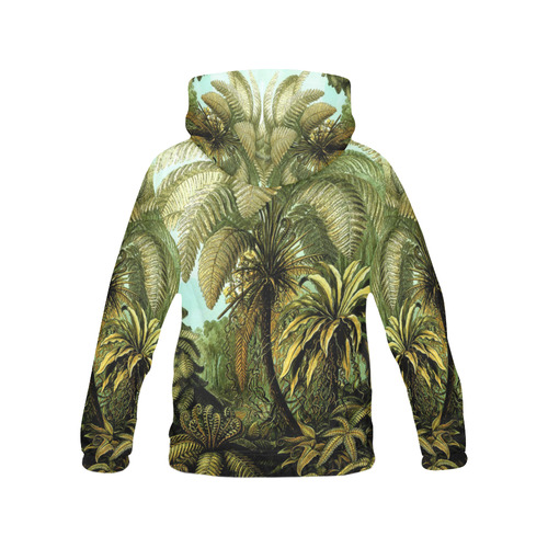 Natures Jungle All Over Print Hoodie for Women (USA Size) (Model H13)