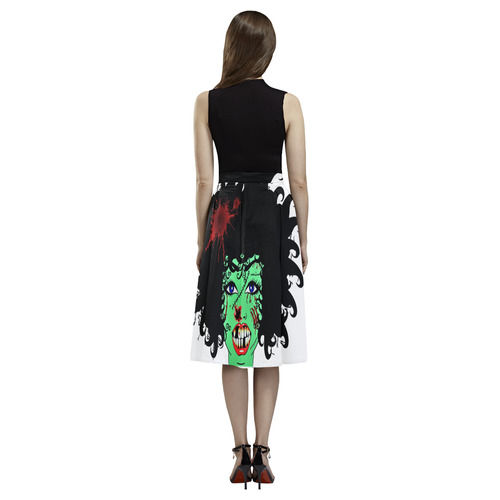 ZinZi the Zombie white Aoede Crepe Skirt (Model D16)