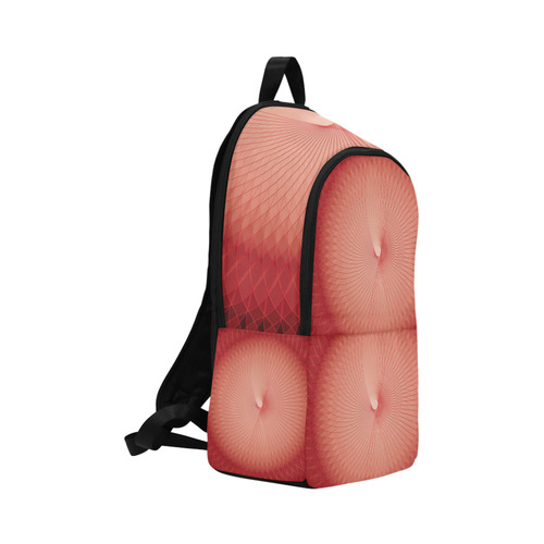 Red Plafond Fabric Backpack for Adult (Model 1659)