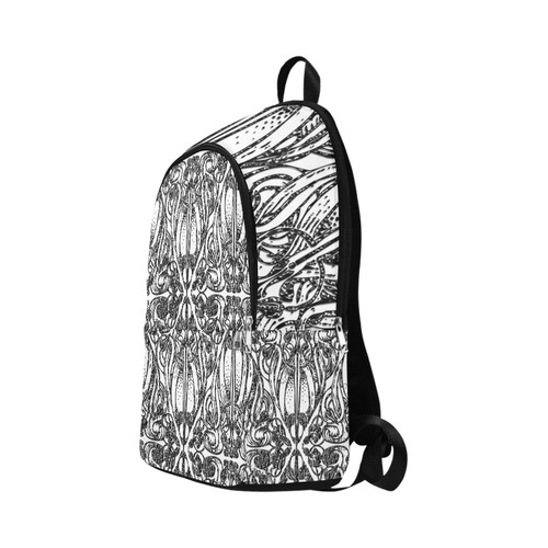 Lace Black Fabric Backpack for Adult (Model 1659)