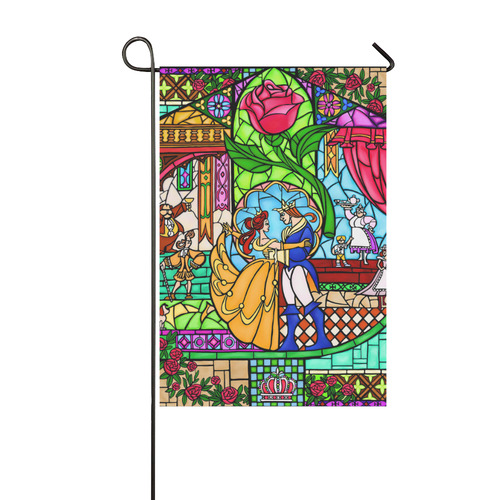 Tale As Old As Time Garden Flag 12‘’x18‘’（Without Flagpole）