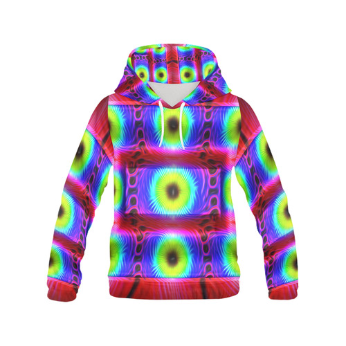 multi auge All Over Print Hoodie for Men (USA Size) (Model H13)