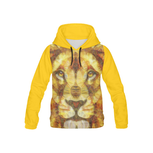 lion All Over Print Hoodie for Kid (USA Size) (Model H13)