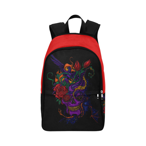 Funny Funky Sugar Skull Fabric Backpack for Adult (Model 1659)