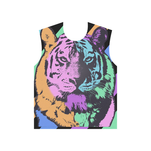 TIGER MULTICOLOR All Over Print T-Shirt for Men (USA Size) (Model T40)