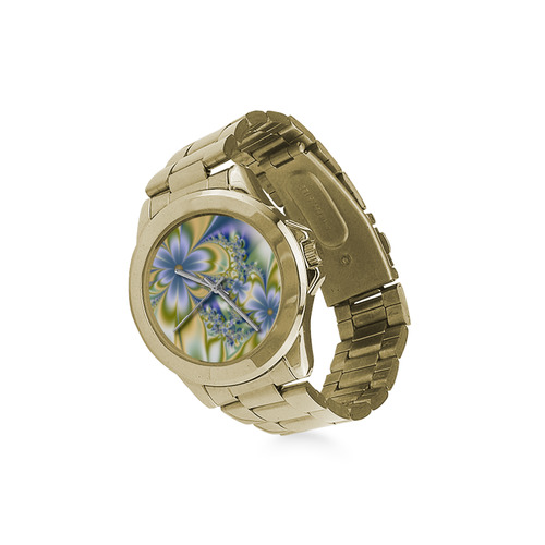 Silky Flowers Custom Gilt Watch(Model 101)