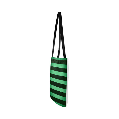 Designers ladies Bag with stripes Reusable Shopping Bag Model 1660 (Two sides)