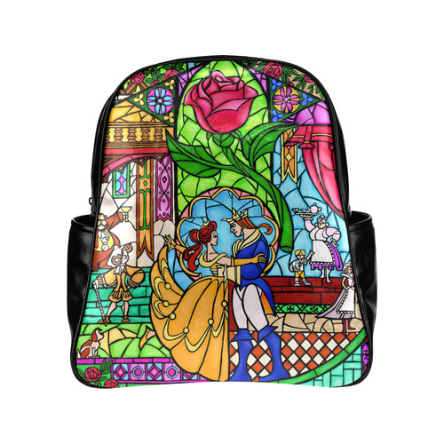 Tale As Old As Time Multi-Pockets Backpack (Model 1636)