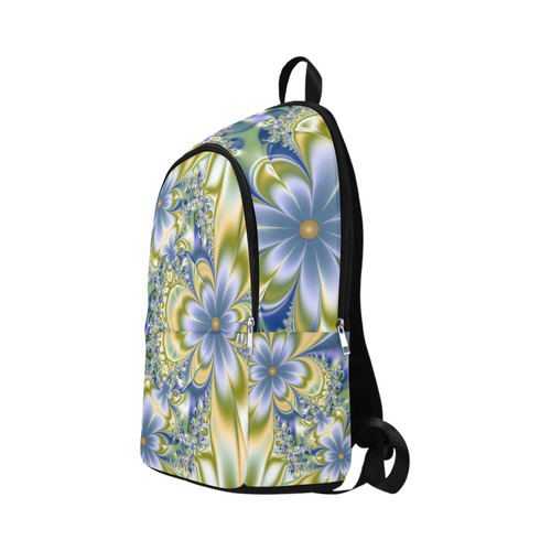 Silky Flowers Fabric Backpack for Adult (Model 1659)