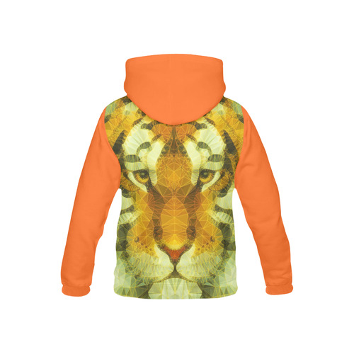 tiger All Over Print Hoodie for Kid (USA Size) (Model H13)