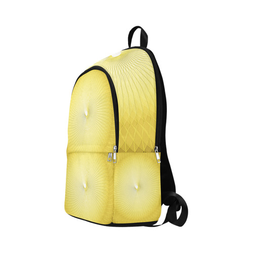 Yellow Plafond Fabric Backpack for Adult (Model 1659)