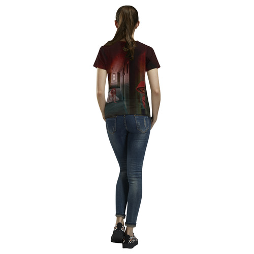 Survive the Zombie Apocalypse All Over Print T-Shirt for Women (USA Size) (Model T40)