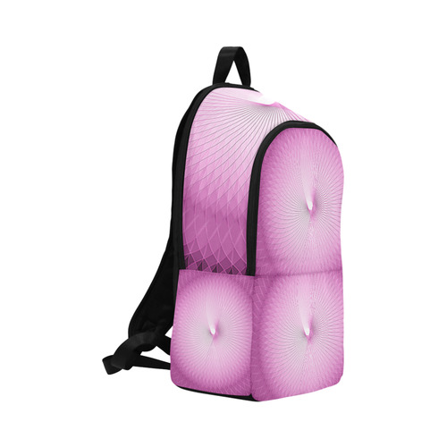 Pink Plafond Fabric Backpack for Adult (Model 1659)