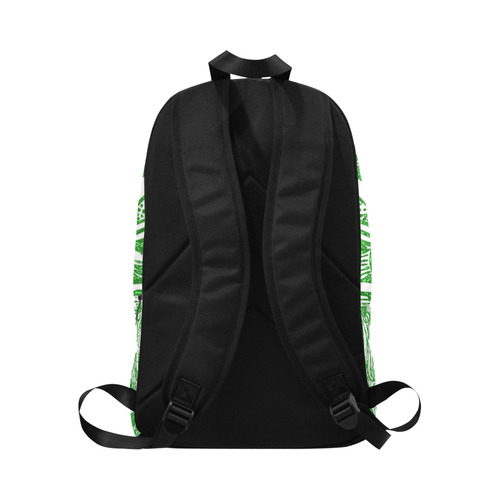 Lace Green Fabric Backpack for Adult (Model 1659)