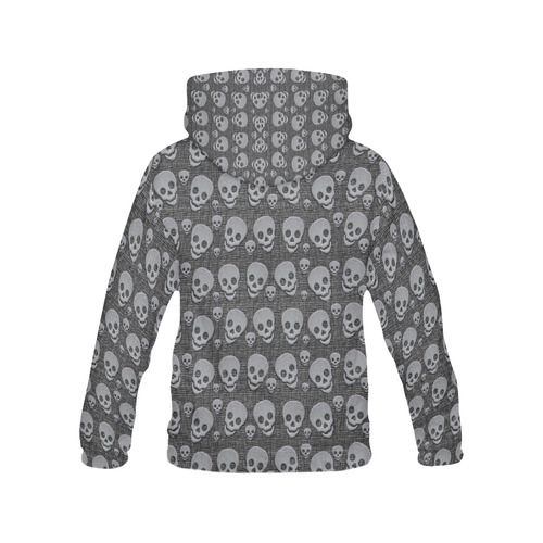 SKULLS All Over Print Hoodie for Men (USA Size) (Model H13)