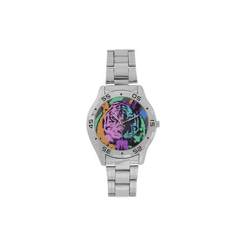 TIGER MULTICOLOR Men's Stainless Steel Analog Watch(Model 108)