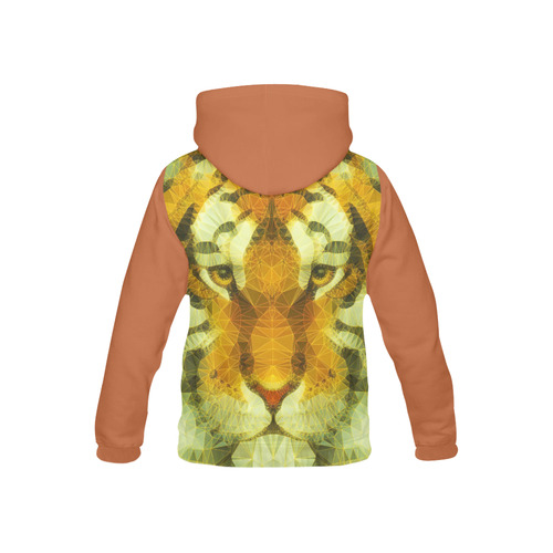 tiger All Over Print Hoodie for Kid (USA Size) (Model H13)