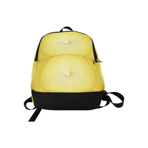 Yellow Plafond Fabric Backpack for Adult (Model 1659)