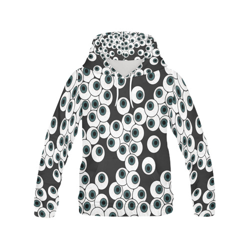 Eyeballs - Eyeing You Up! All Over Print Hoodie for Men (USA Size) (Model H13)