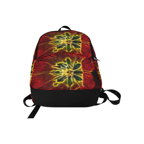 Topaz Flower Fabric Backpack for Adult (Model 1659)