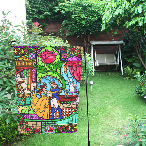 Tale As Old As Time Garden Flag 12‘’x18‘’（Without Flagpole）