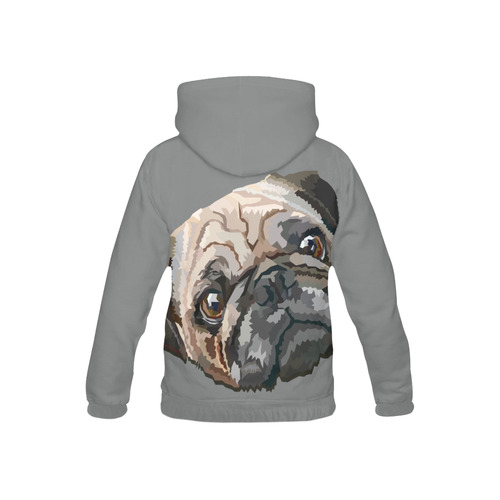 pug love All Over Print Hoodie for Kid (USA Size) (Model H13)