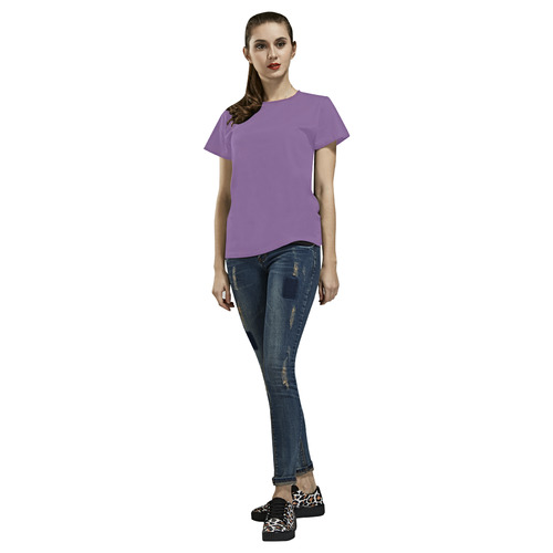 Amethyst Orchid All Over Print T-Shirt for Women (USA Size) (Model T40)