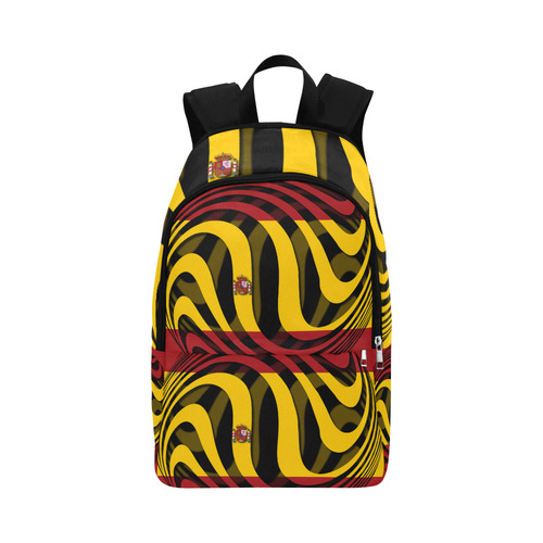 The Flag of Spain Fabric Backpack for Adult (Model 1659)