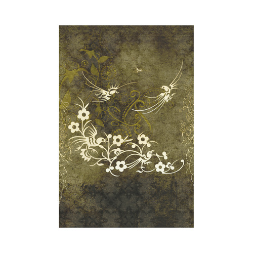 Fantasy birds with leaves Garden Flag 12‘’x18‘’（Without Flagpole）