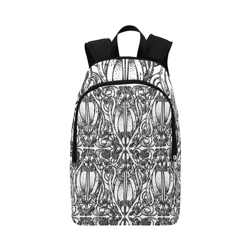 Lace Black Fabric Backpack for Adult (Model 1659)