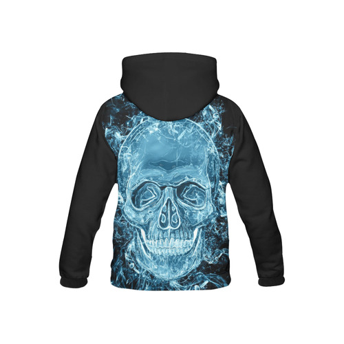 glowing skull All Over Print Hoodie for Kid (USA Size) (Model H13)