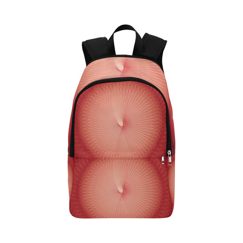 Red Plafond Fabric Backpack for Adult (Model 1659)