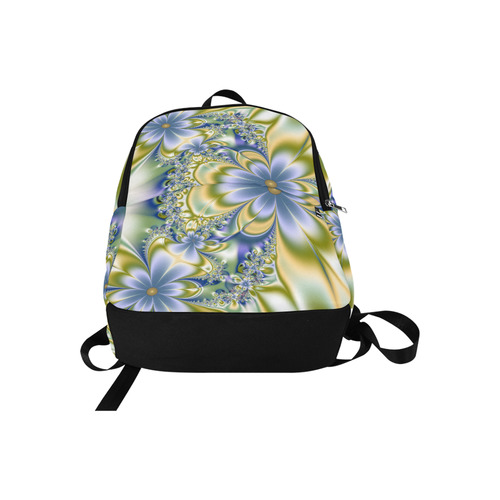 Silky Flowers Fabric Backpack for Adult (Model 1659)