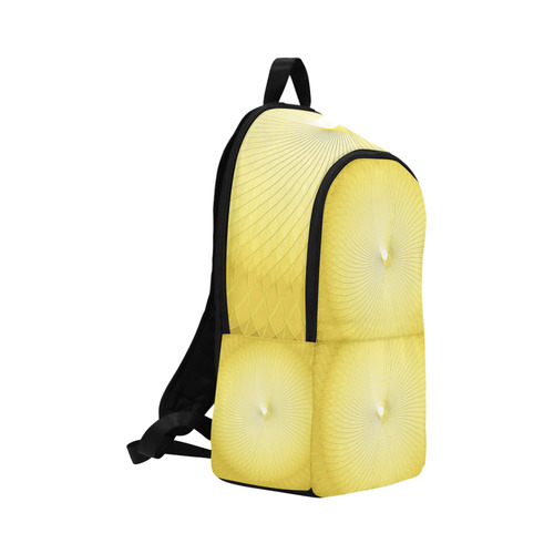 Yellow Plafond Fabric Backpack for Adult (Model 1659)