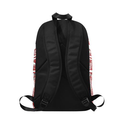 Lace Red Fabric Backpack for Adult (Model 1659)