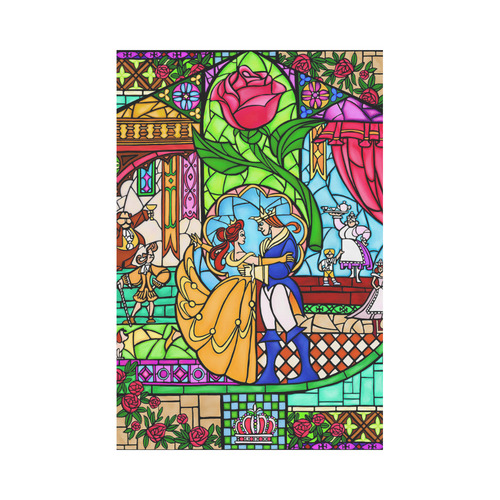 Tale As Old As Time Garden Flag 12‘’x18‘’（Without Flagpole）