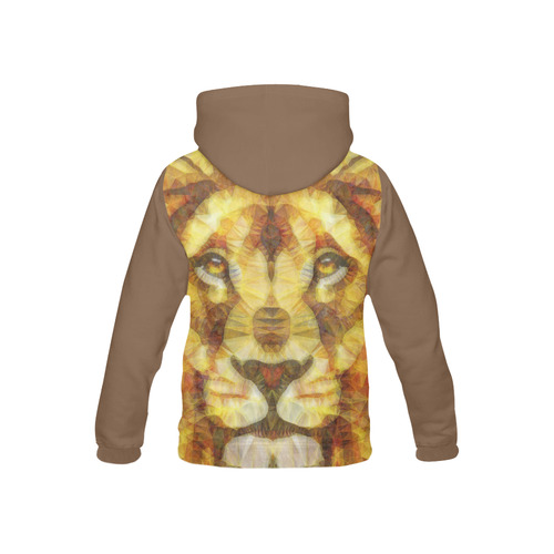 lion All Over Print Hoodie for Kid (USA Size) (Model H13)