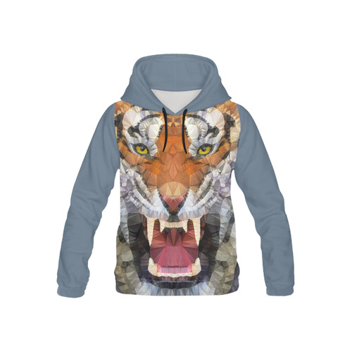 roaring tiger All Over Print Hoodie for Kid (USA Size) (Model H13)