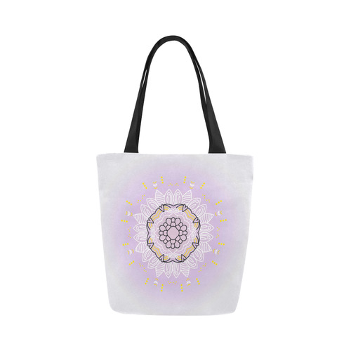 Designers bag with Vintage mandala art Canvas Tote Bag (Model 1657)