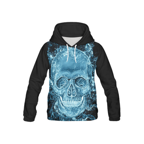 glowing skull All Over Print Hoodie for Kid (USA Size) (Model H13)