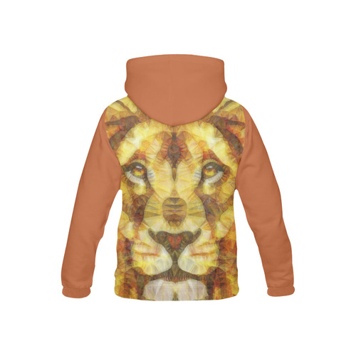 lion All Over Print Hoodie for Kid (USA Size) (Model H13)