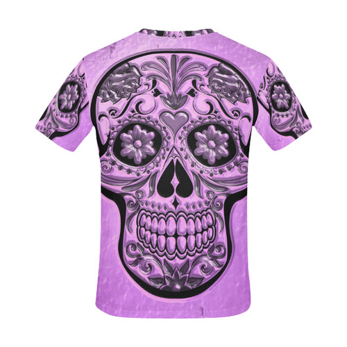 Skull20170489_by_JAMColors All Over Print T-Shirt for Men (USA Size) (Model T40)