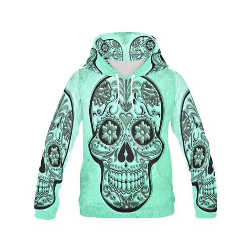 Skull20170485_by_JAMColors All Over Print Hoodie for Men (USA Size) (Model H13)