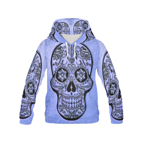Skull20170487_by_JAMColors All Over Print Hoodie for Men (USA Size) (Model H13)