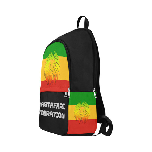 Rastafari Lion Flag green yellow red Fabric Backpack for Adult (Model 1659)