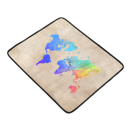 world map Beach Mat 78"x 60"