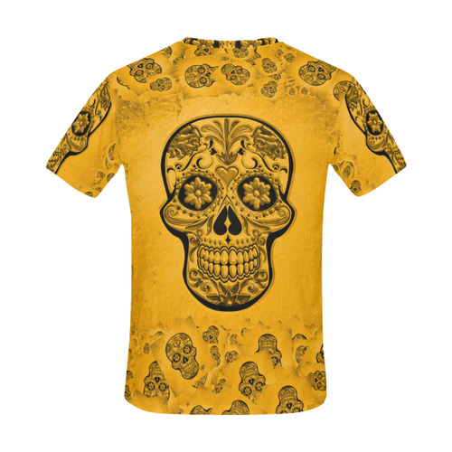 Skull20170252_by_JAMColors All Over Print T-Shirt for Men (USA Size) (Model T40)